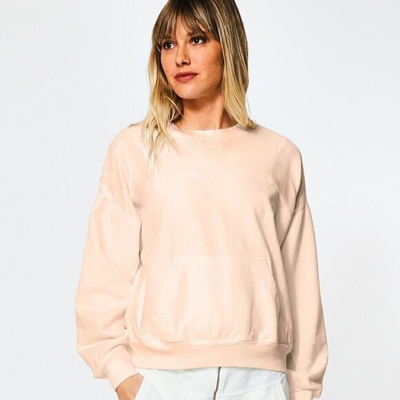 NWT Young Fabulous & Broke Drew Guava Pullover Sweatshirt Size Small - Picture 1 of 12